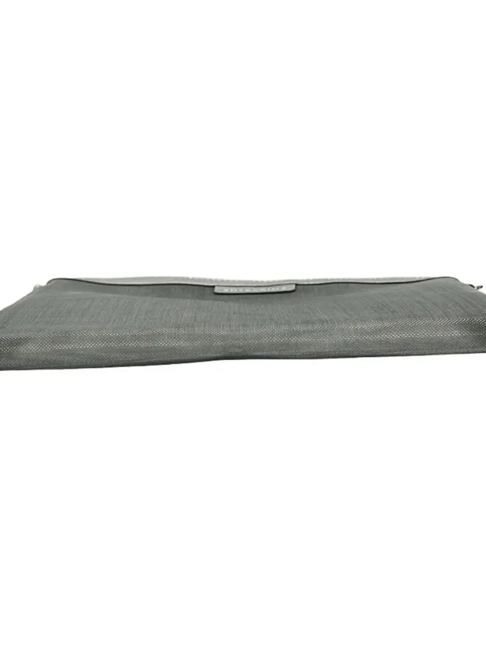 ANTEPRIMA Silver Chemical Fiber Leather Pouch